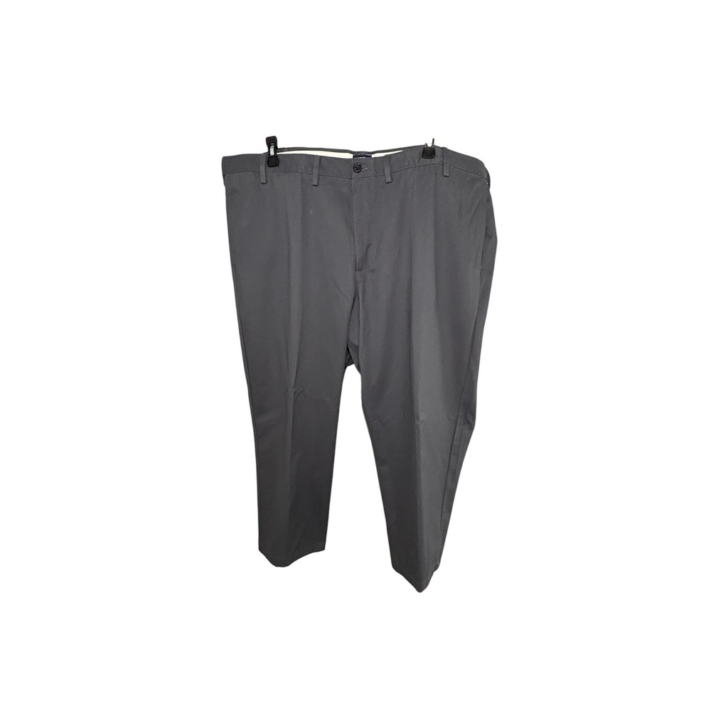 Lands' End Men's Gray Traditional Fit Chino Pants Size 50T Cotton